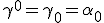 LaTeX: \gamma^0=\gamma_0=\alpha_0