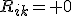 LaTeX: \left.R_{ik}= 0\right.
