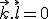 LaTeX: \vec k.\vec l = 0