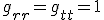 LaTeX: g_{rr}=g_{tt}=1