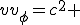 LaTeX: vv_\phi=c^2 